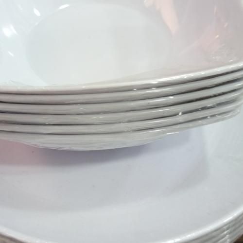 BIG 12 Pieces Unbreakable Ceramic Flat Plates