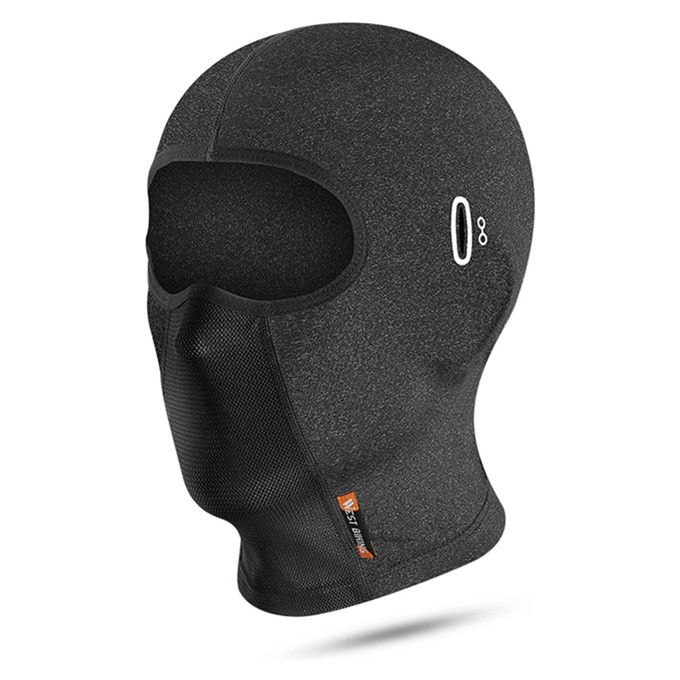 Ice Silk Full Face Sunshade Cover Cap Motorcycle Mask-Grey