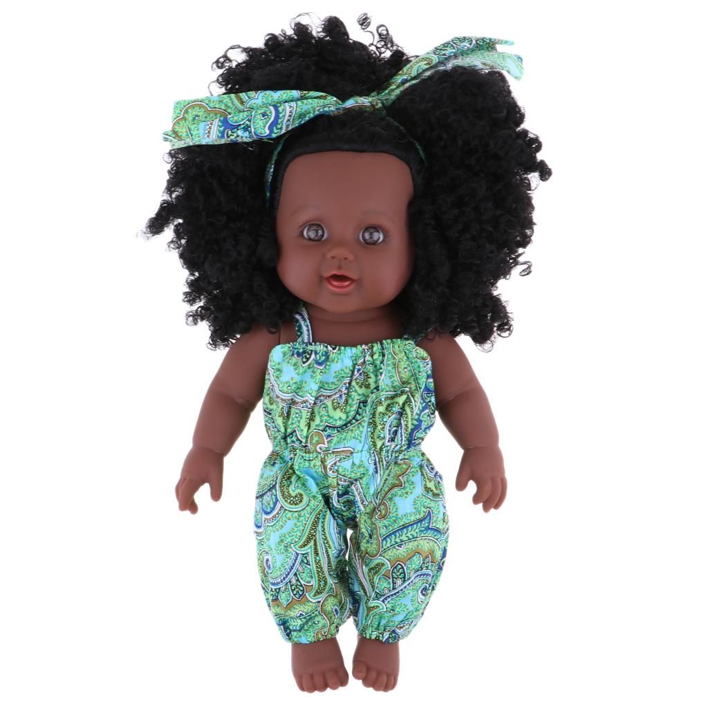 30cm Girl Doll African  Doll  Children Paly Dolls For Kids Gifts
