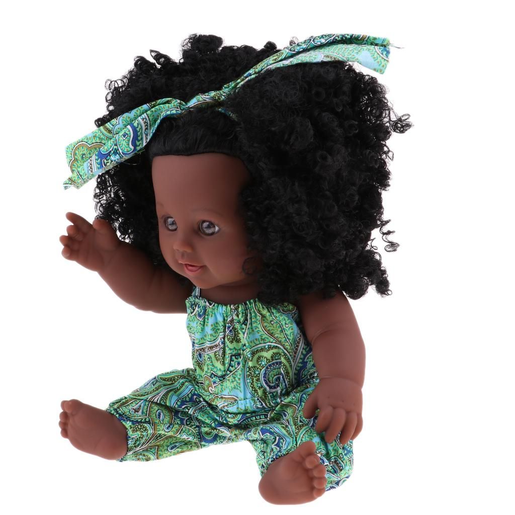 30cm Girl Doll African  Doll  Children Paly Dolls For Kids Gifts