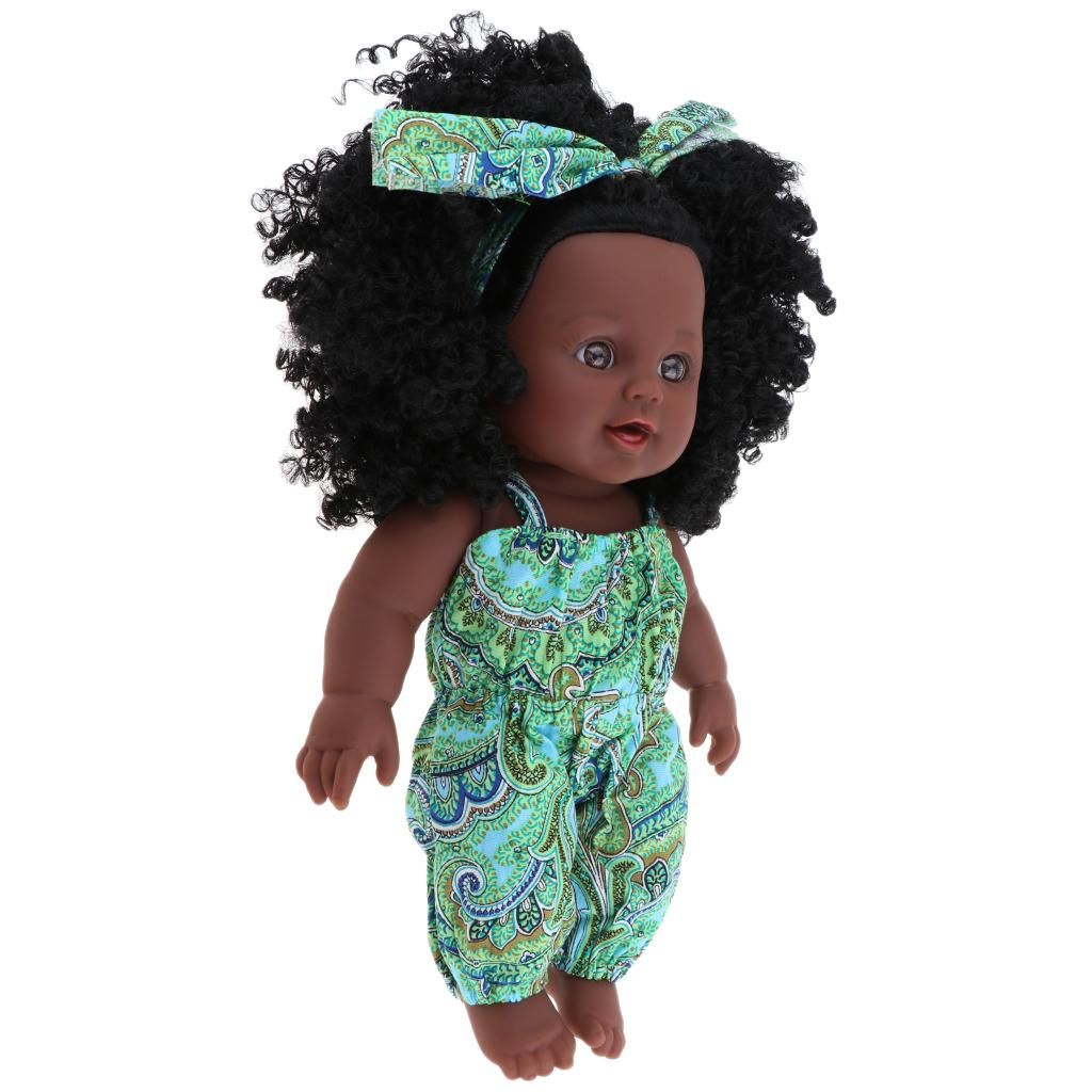 30cm Girl Doll African  Doll  Children Paly Dolls For Kids Gifts