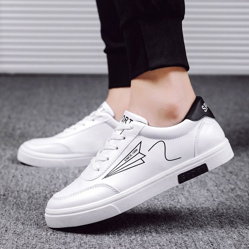 2021 Mens Casual Board Shoes Running Sneakers - White