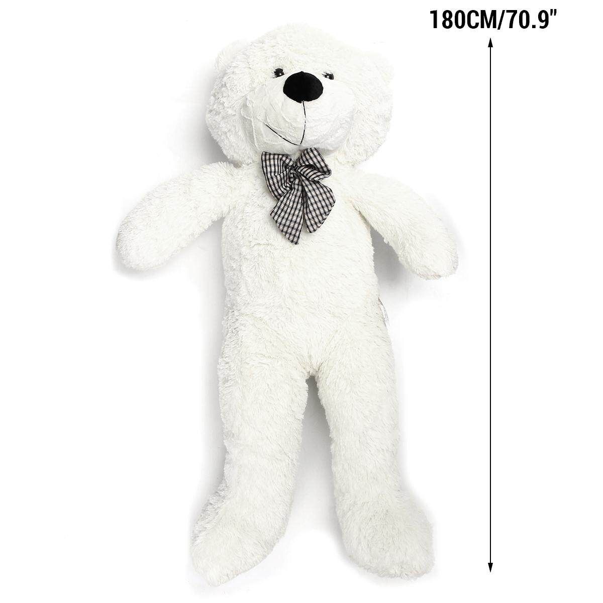 180cm Giant White Teddy Bear CASE COVER NO FILLED COTTON Huge Plush Toy DIY Gift 180cm