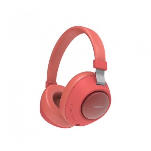 Wireless Over-ear Headphones Soundtec - Red