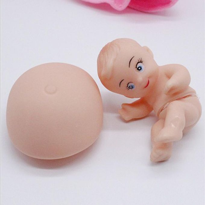 1/6 Pink Pregnant Mommy Doll W/ Stroller Playset For Kids Education