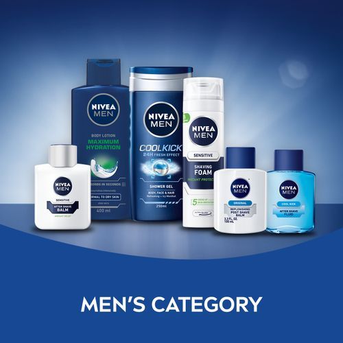 Sensitive Shaving Foam Extra Moisture For Men - 200ml (Pack Of 3)