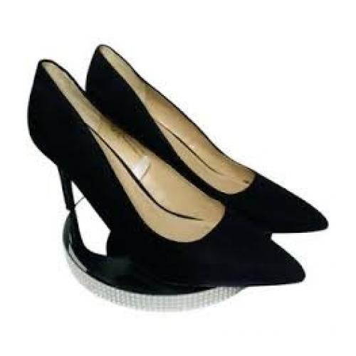 Gemm Pointed Toe Suede Black AD180