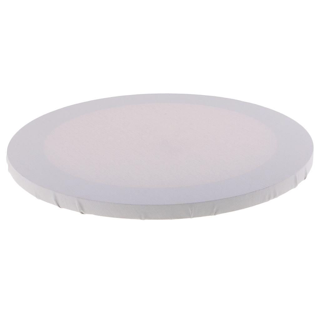 Round Shape Oil Painting Canvas Wooden Frame For Oil