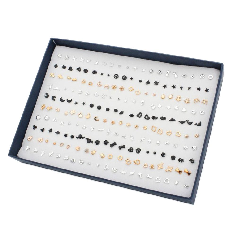 100 Pairs Of Mixed Style Earrings, Pretty Earrings,
