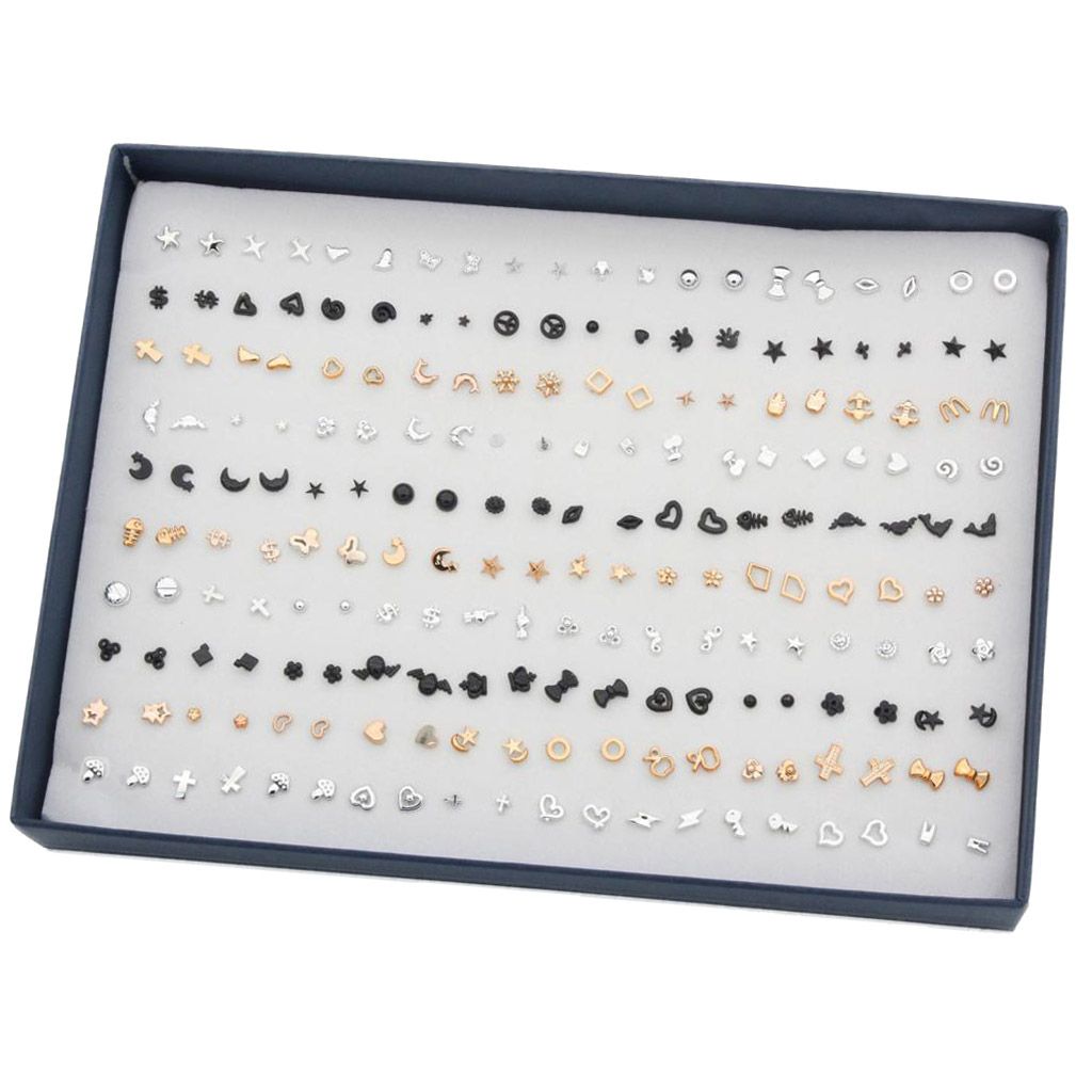 100 Pairs Of Mixed Style Earrings, Pretty Earrings,