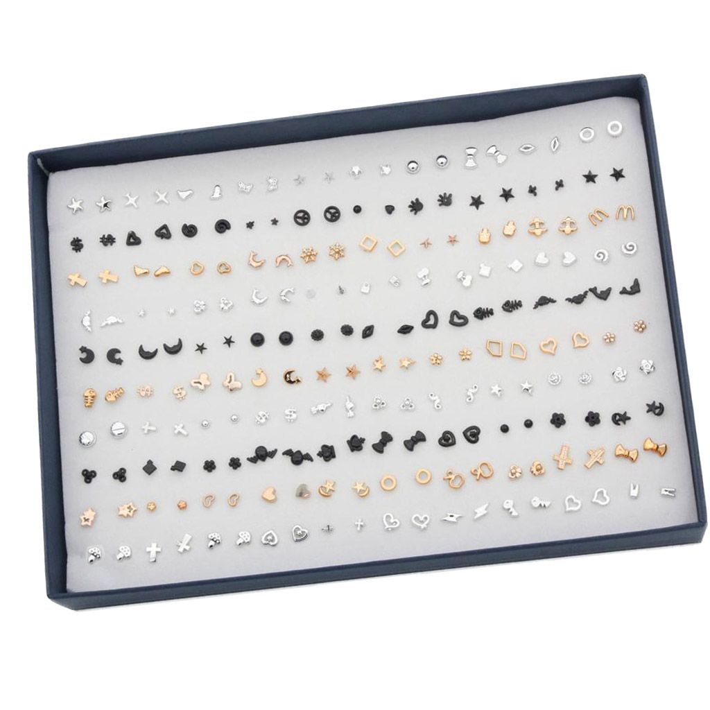 100 Pairs Of Mixed Style Earrings, Pretty Earrings,
