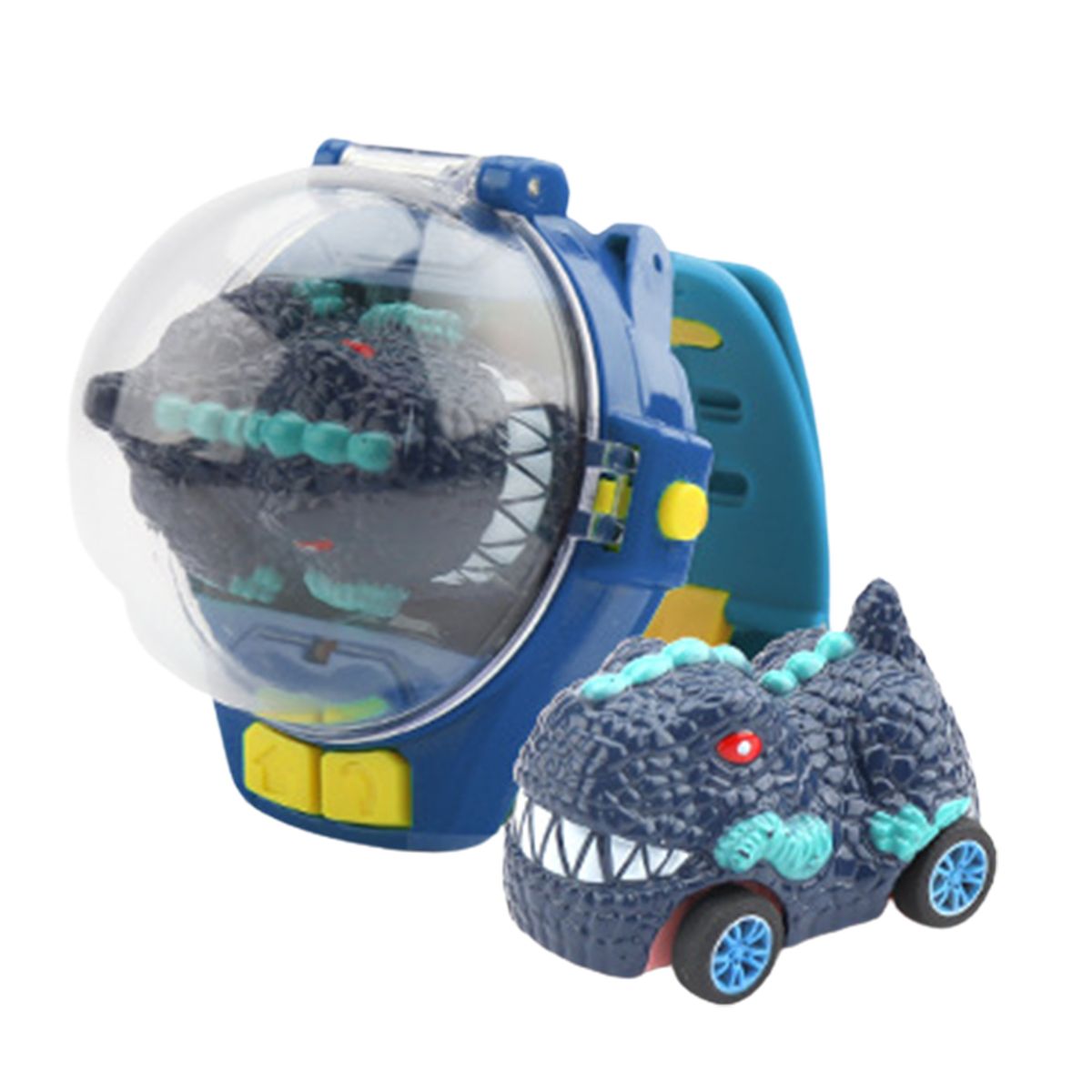 1 Set Mini RC Car Watch Remote Control Kids Vehicle Toy Blue