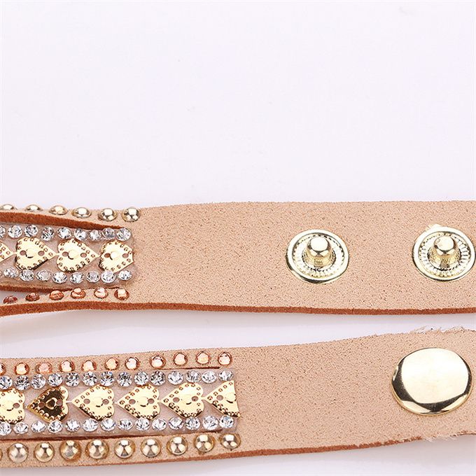 Ladies Heart Shaped Coiled Bracelet Fashion Watch