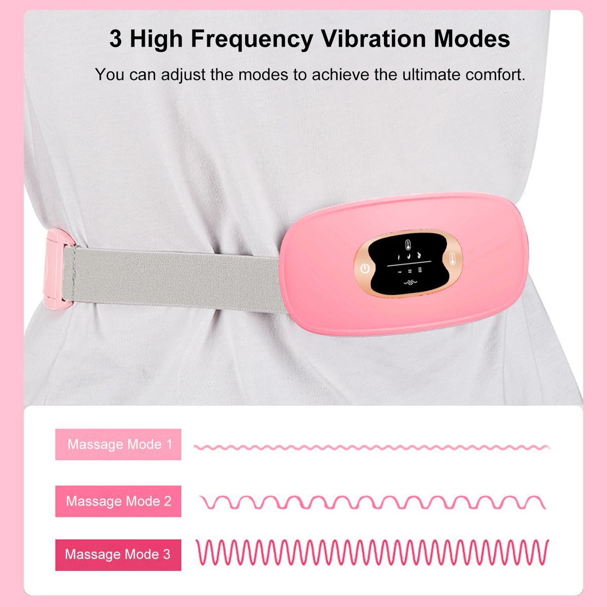 Portable Cordless Heating Pad Belt Electric Waist Belt