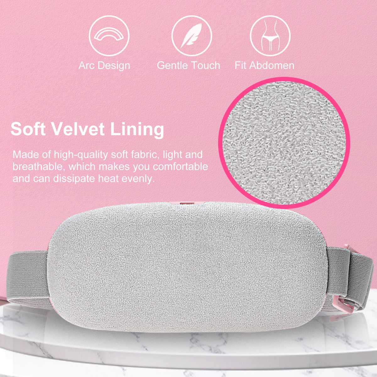 Portable Cordless Heating Pad Belt Electric Waist Belt