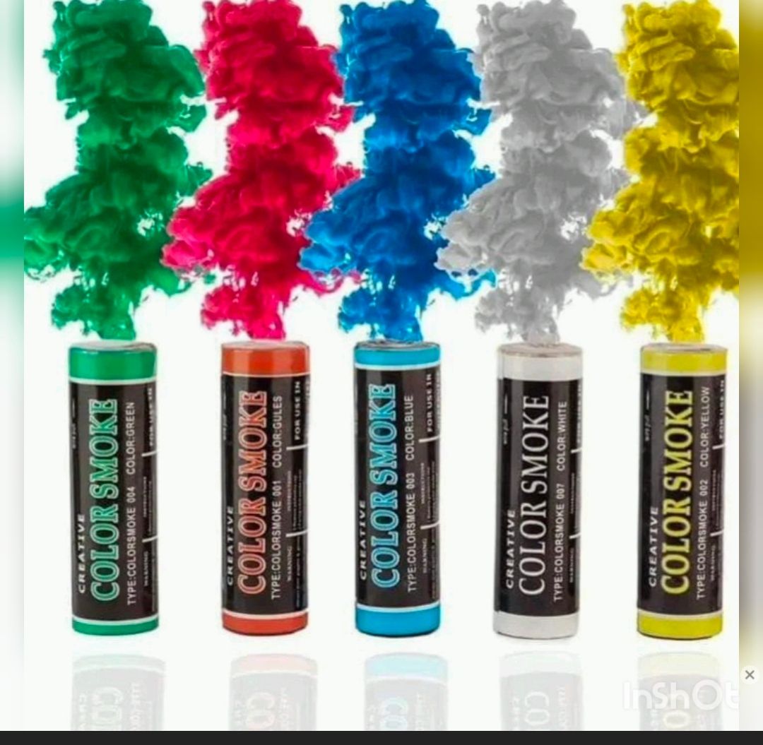 COLOUR SMOKE DRY POWDER