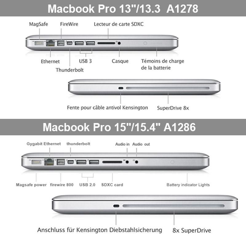 Protective Case For MacBook Pro 13.3 Inch A1278 (2009-2012)