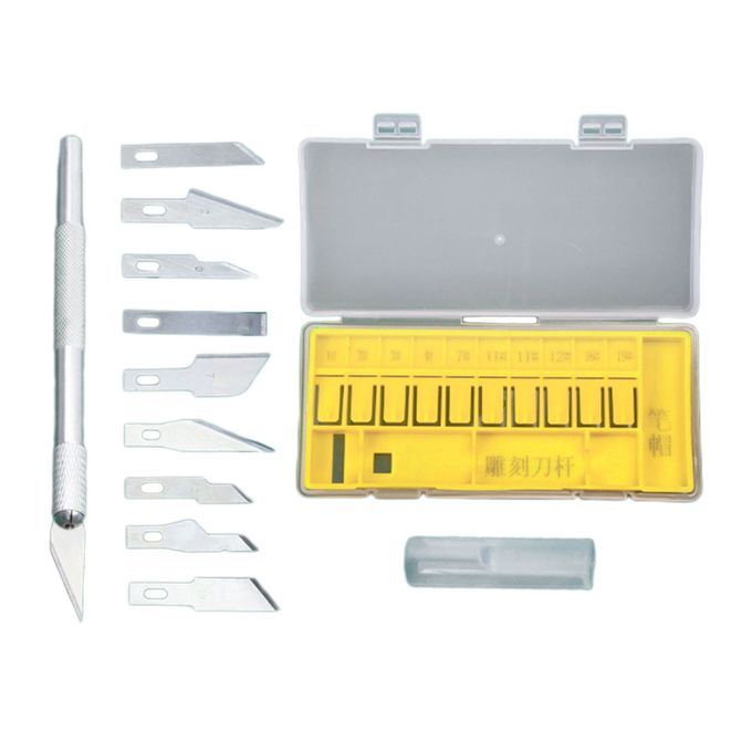 Utility Carving  Set 10 Blades Craft Knives For Woodworking