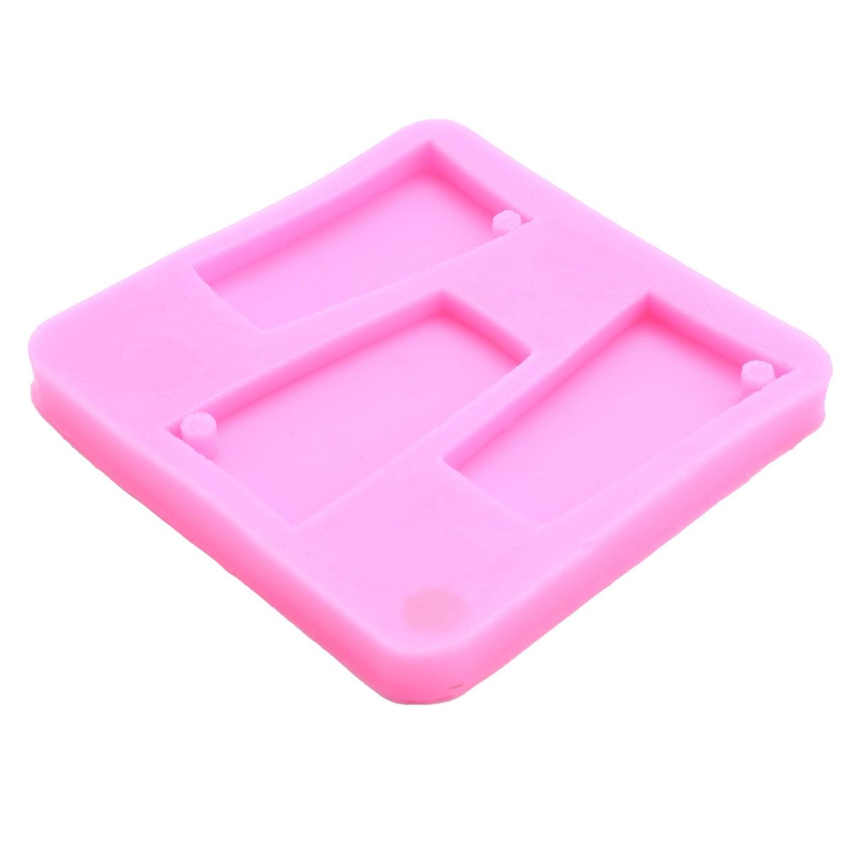 2 Pieces Silicone Mold DIY Tumbler Cup Mold Set DIY Glossy Water Glass Shape for Key Chain Perforated Resin Clay Mold Crafts Tools with Hanging Holes for Craft Making