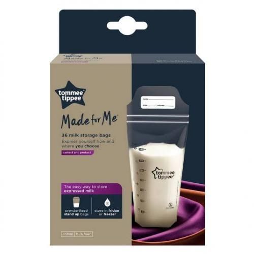Sterilised Breastmilk Storage Bags - 36 Count