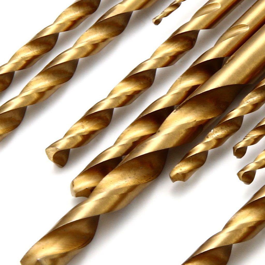 13pc HSS High Speed Steel Drill Bit Set Hex Shank Bits