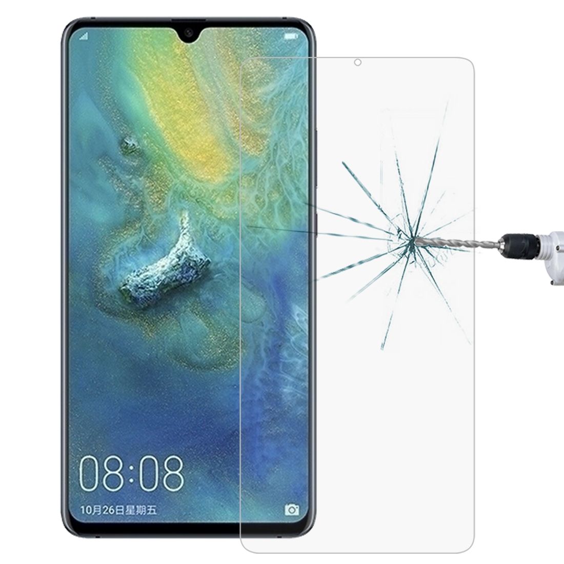 0.26mm 9H 2.5D Transparent Tempered Glass Film For Huawei Mate 20 X