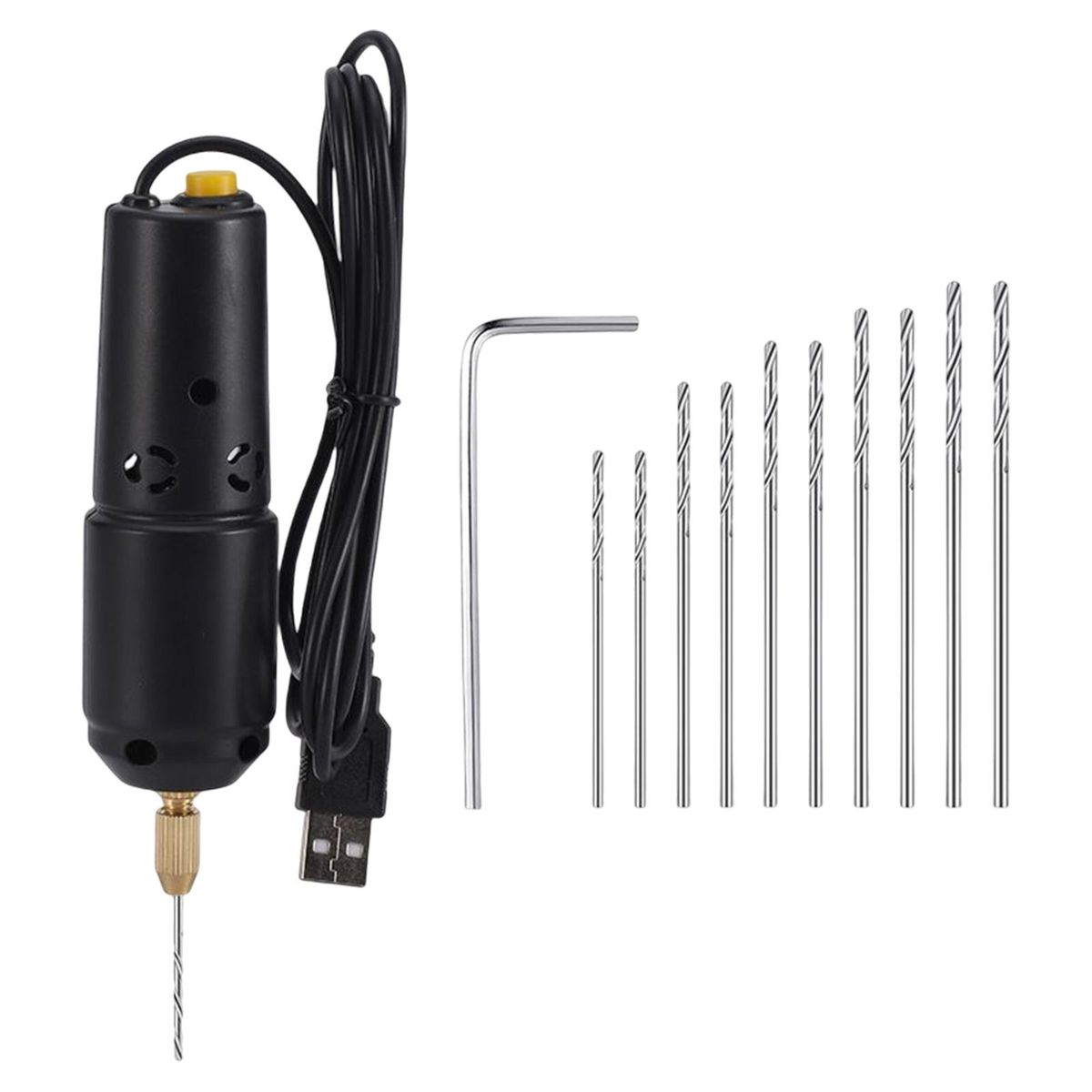 Mini Drill Kit Epoxy Resin Craft DIY Jewelry Without Parts