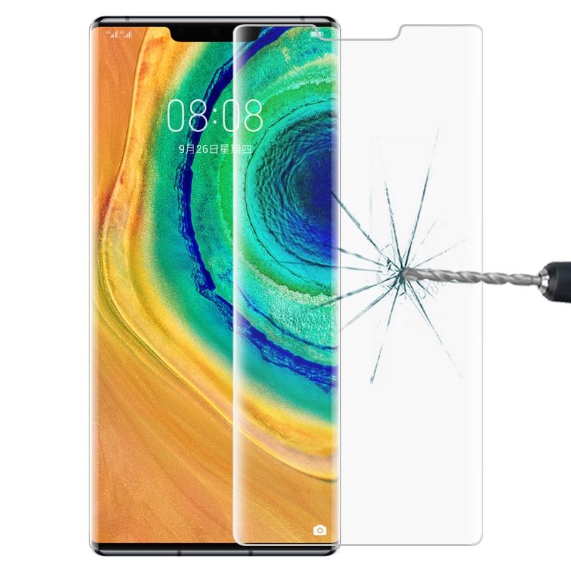 0.26mm 9H 3D Tempered Glass Film For Huawei Mate 30 Pro / Mate 30E Pro 5G / Mate 30 RS Porsche Design