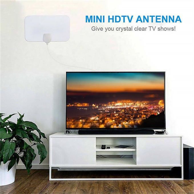 4k Antenna Home Hotel TV Digital HD Indoor Aerial 200-3000 Miles Range Indoor Digital Antenna