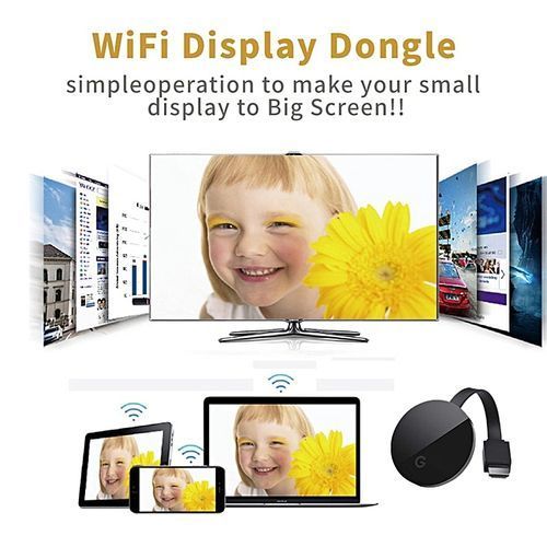 Wireless Chromecast HDMI Dongle TV Stick 2.4G 1080P HD TV Dongle Plug And Play For Google YouTube Netflix