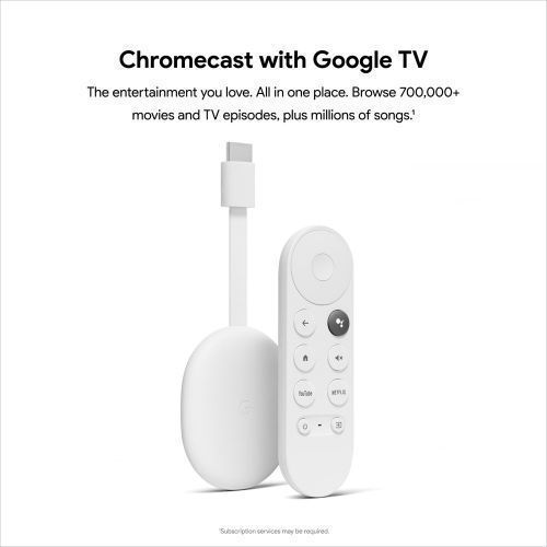 Chromecast With Google TV - Streaming Entertainment HD