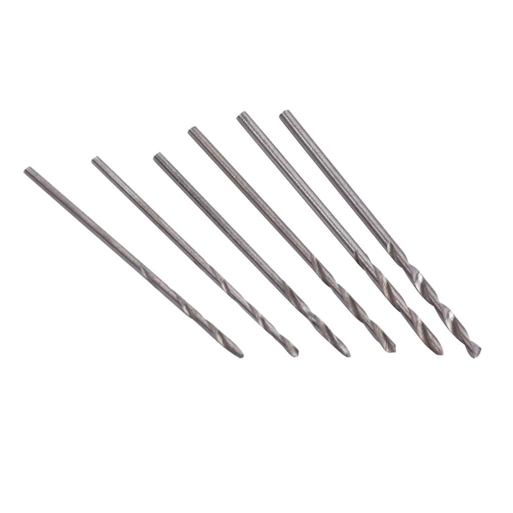 6pcs Heavy Duty Twisted Bits For Drilling Small Tiny Holes In Wood 1