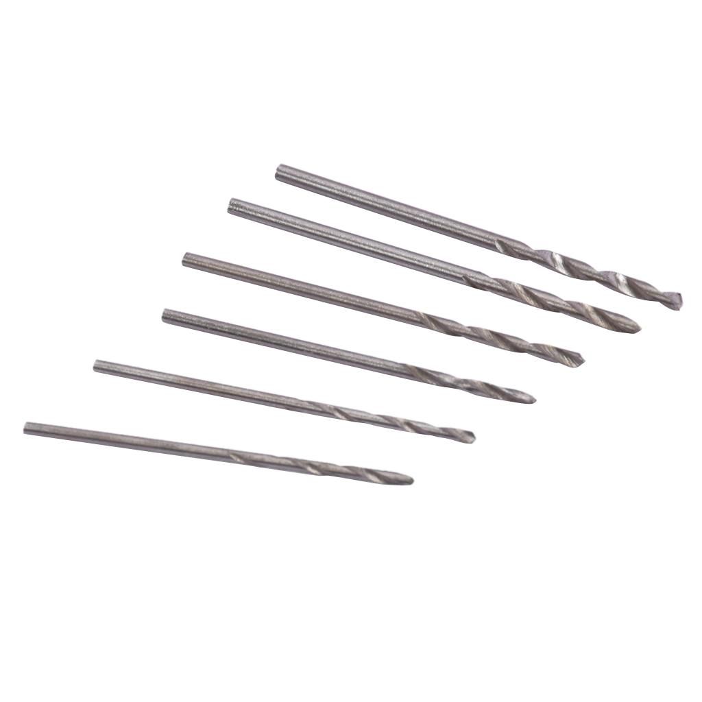 6pcs Heavy Duty Twisted Bits For Drilling Small Tiny Holes In Wood 1