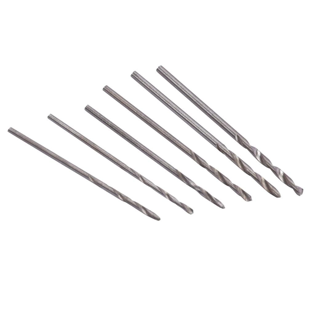6pcs Heavy Duty Twisted Bits For Drilling Small Tiny Holes In Wood 1