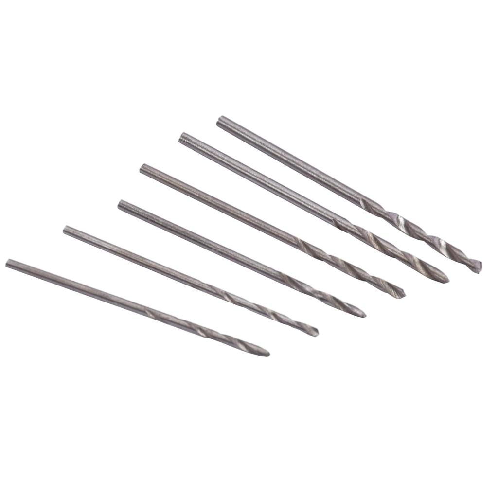 6pcs Heavy Duty Twisted Bits For Drilling Small Tiny Holes In Wood 1