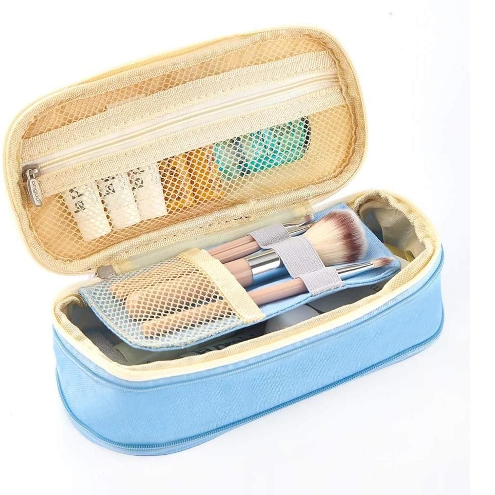 Angoo [c-Block] Classic Pocket Pen Pencil Case Fold Canvas