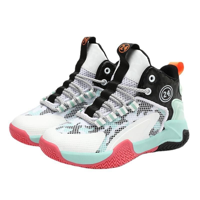Boys basketball shoes non-slip sneakers Blue