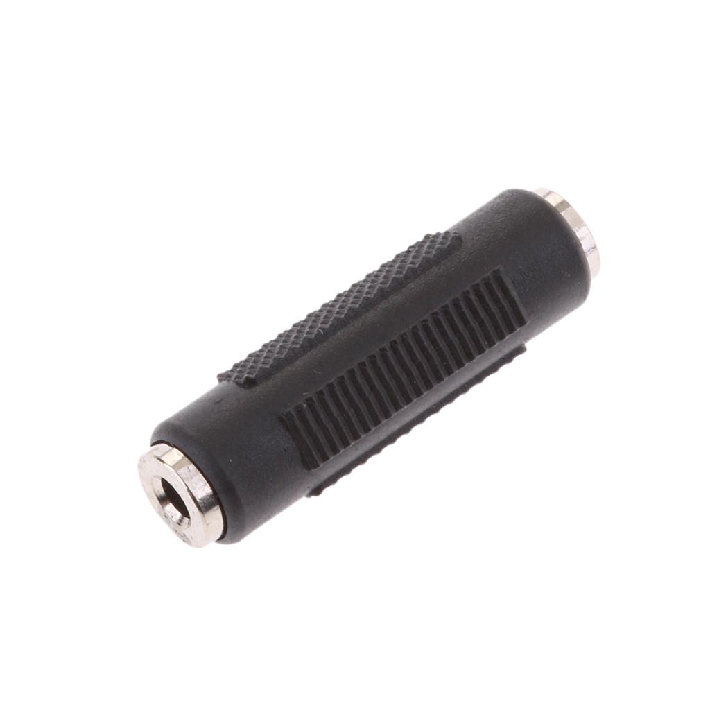 4Pieces Audio 35mm Stereo Jack Coupler Joiner Female Adapter