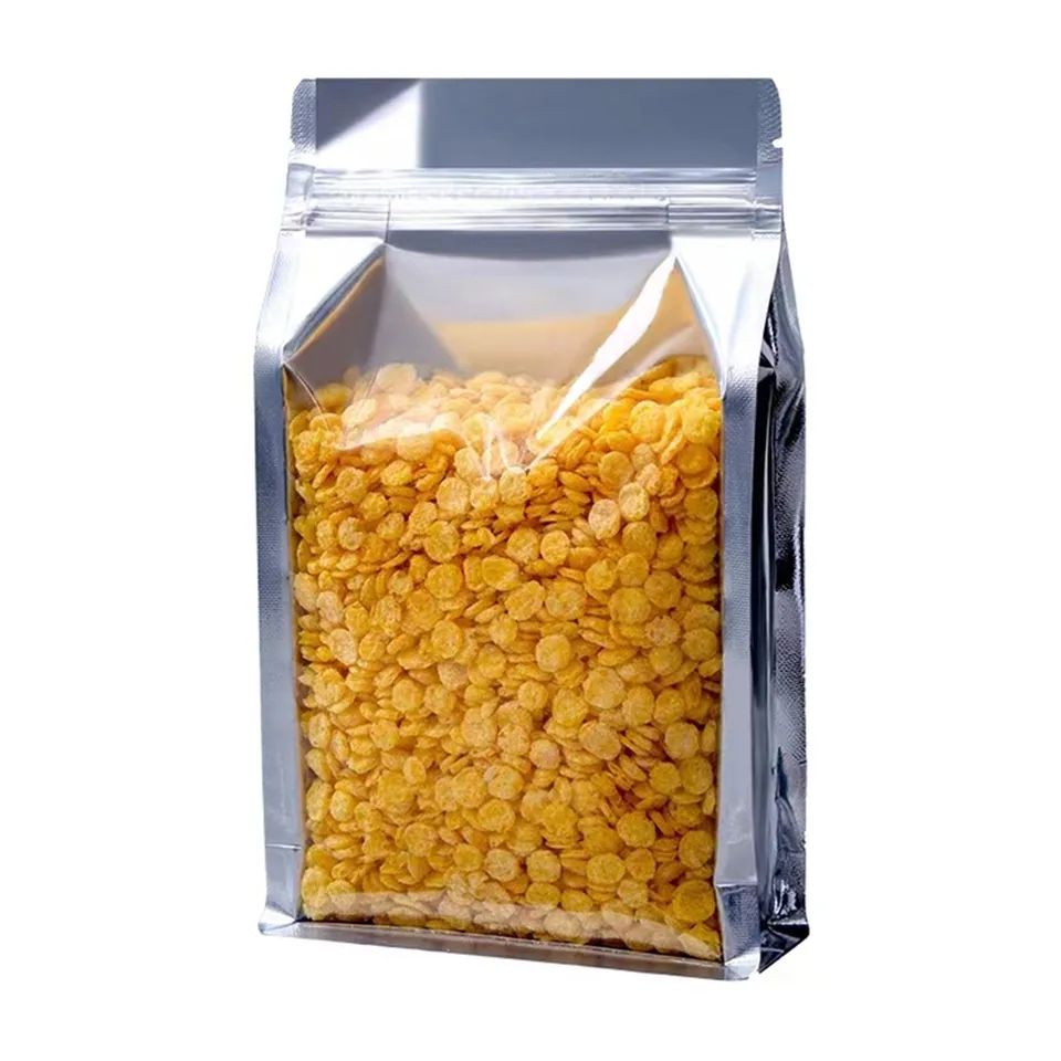 50 Pieces Side Gusset Self-Stand Ziplock Pouch