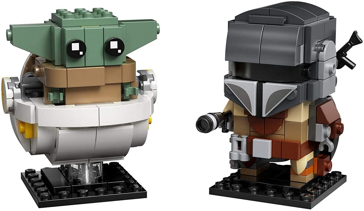 BrickHeadz Star Wars The Mandalorian & The Child 75317 Building Kit (295 Pieces)