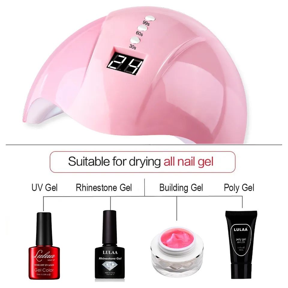 18PCS Nail Art Tools With 36W LED Nail Lamp And Tools Private Label Manicure Tools Set