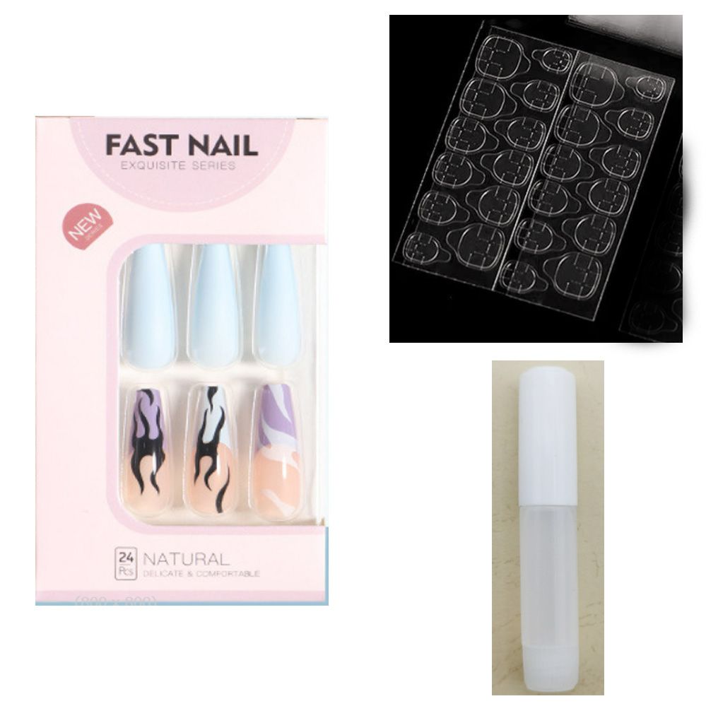 Premium Nail Art 24pcs/set Women's Fake Nails