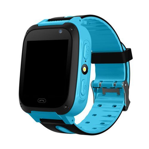 T8 Children Kids Waterproof Location Tracker Camera Smart Phone Wrist Watch-Blue