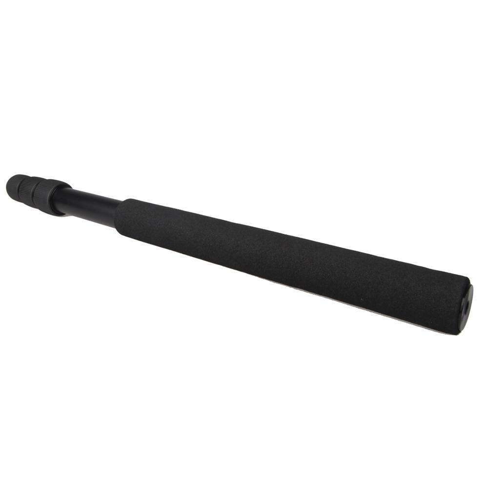 Protable Compact Lightweight Extendable Mini 2in1 Zoom Microphone Boom Pole Camera Monopod Padded Handle   Twist Lock 3 Sections
