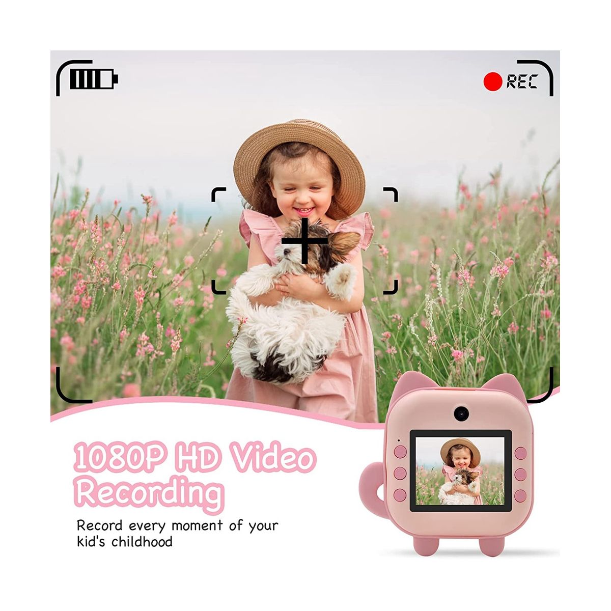 Instant Print Camera ,Zero Ink with Print Pape