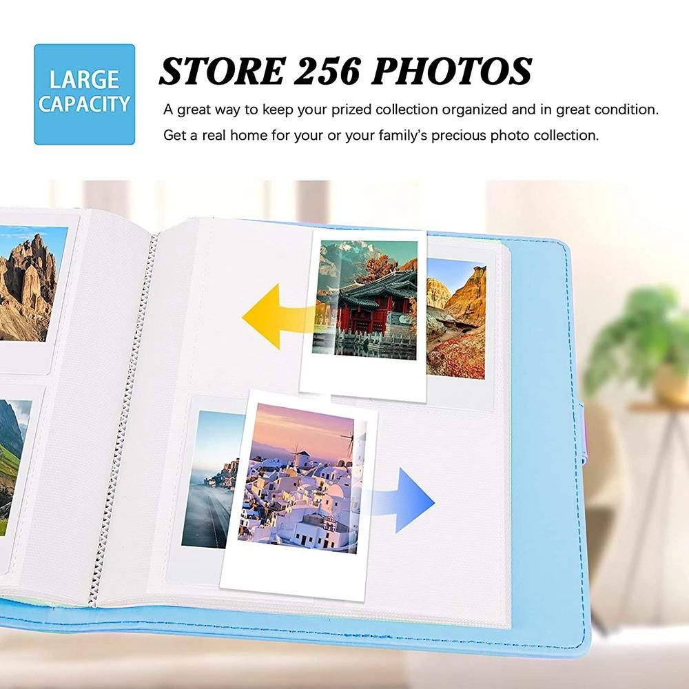256 Pockets Mini Photo Album for Polaroid - Fits for