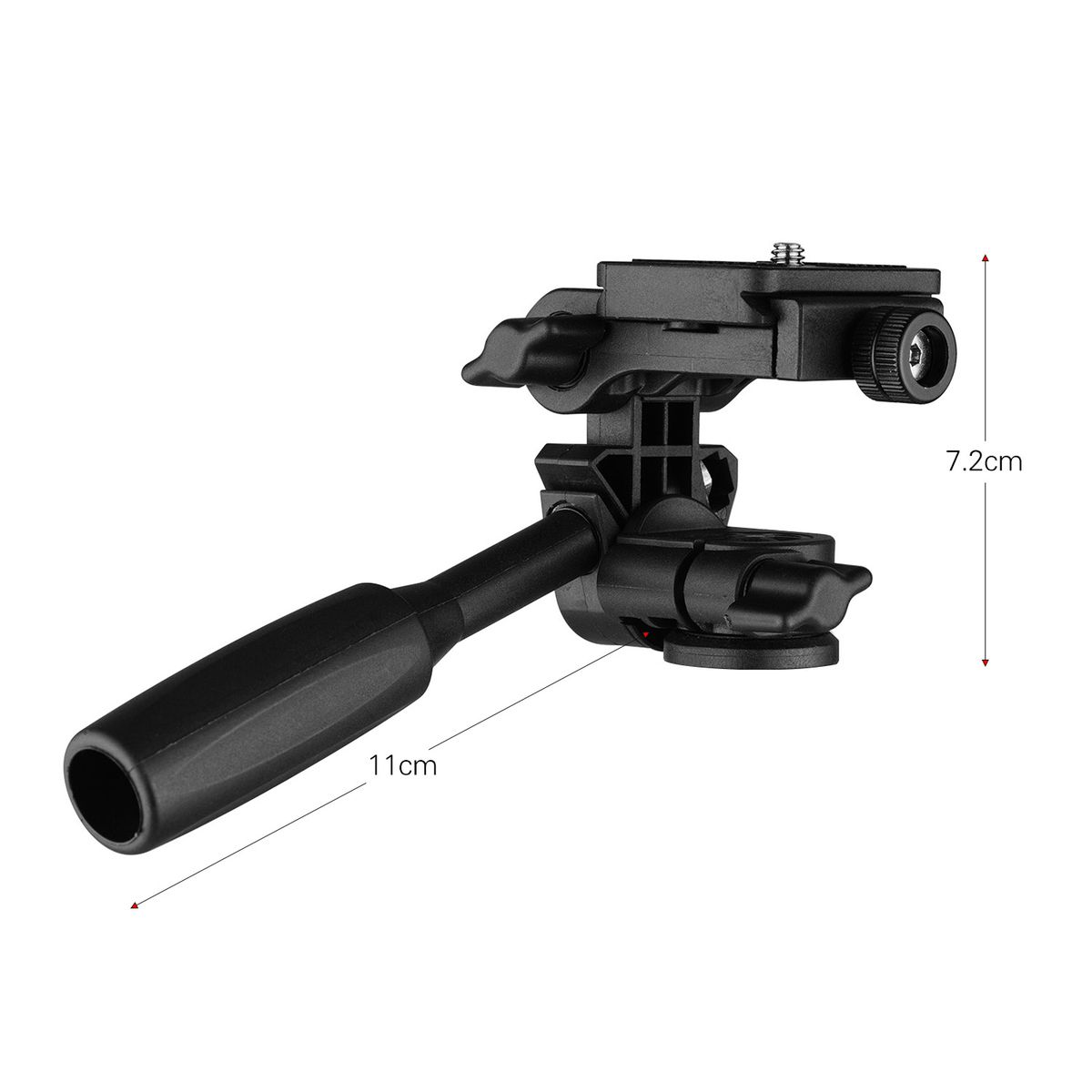3-Way Pan Tilt Head 360° Panoramic 3KG Payload With Handle