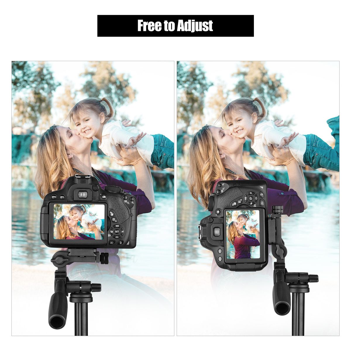3-Way Pan Tilt Head 360° Panoramic 3KG Payload With Handle