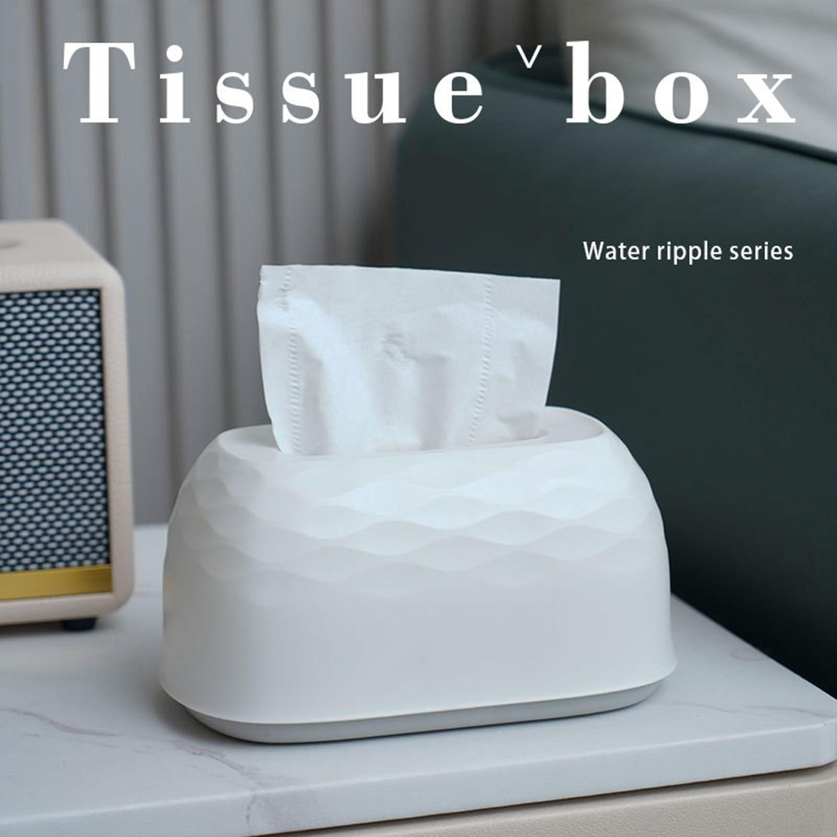 Tissue Holder Great Stickiness Paper Box White