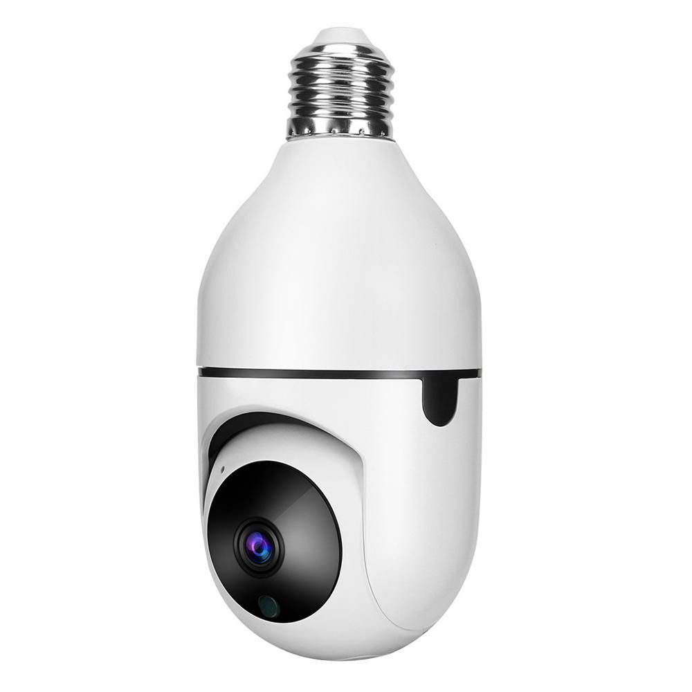 WiFi 360 Panoramic Bulb Camera 1080P Security Camera with 2.4GHz WiFi 360 Degree Panoramic viewing Wireless Home Surveillance Camera Night Vision Two Way Audio Smart Motion Detection Tuya APP